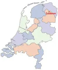 Zuidlaren On the Map of the Netherlands 2